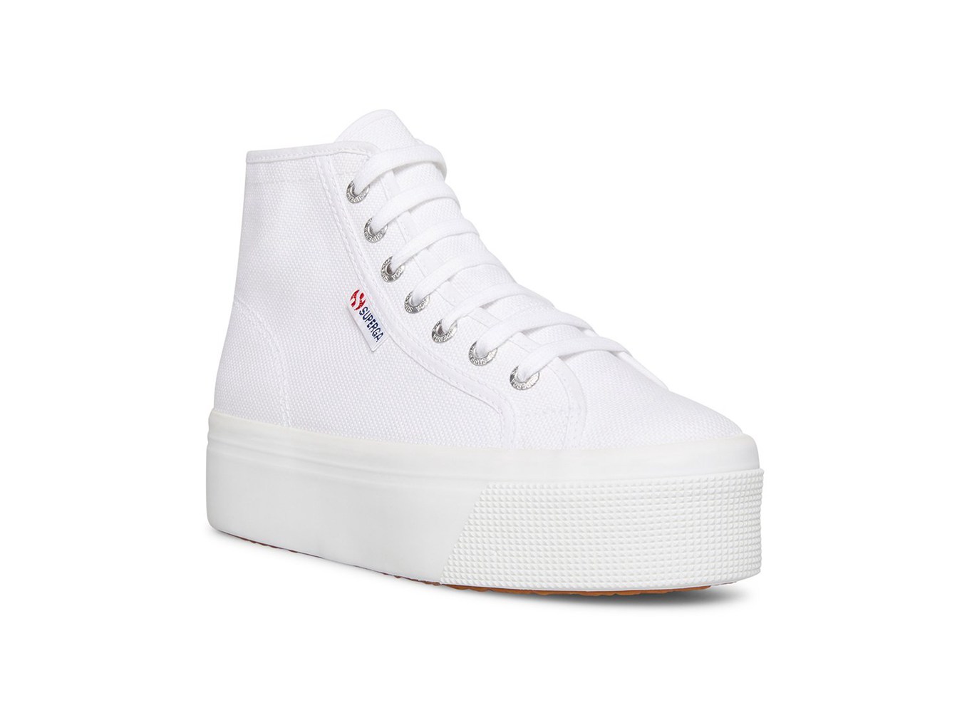 Superga White Boots Womens - 2705 Hi Top - 910IJOYLF